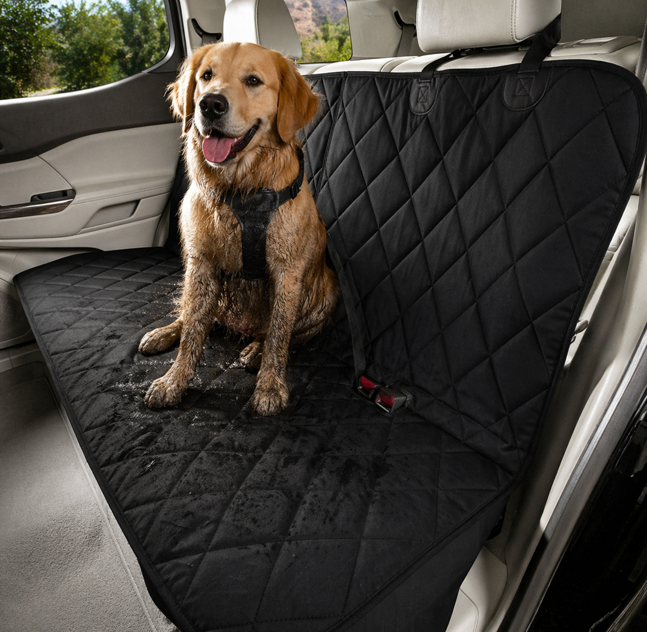 Premium Car Seat Cover for Dogs